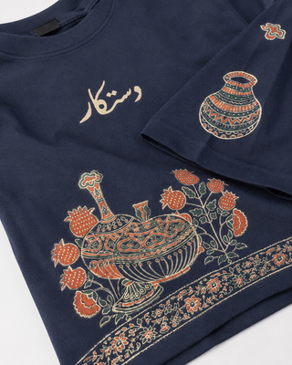 Mehr-e-Neel Heritage Oversized T-Shirt