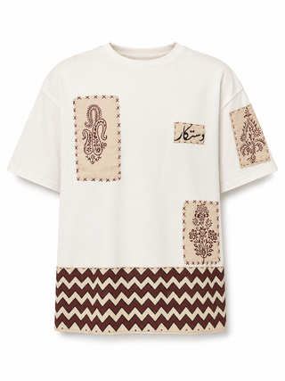Leher-e-Virsa Patchwork T-Shirt