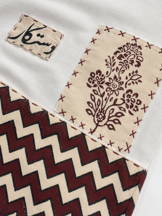 Leher-e-Virsa Patchwork T-Shirt
