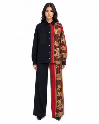 Qissa-e-Surkh Jacket — “A Tale of Red”; artistic and editorial.