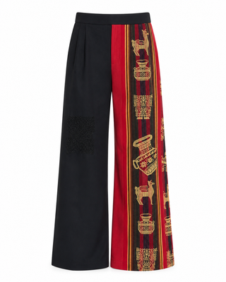 Qissa-e-Surkh Pants — “A Tale of Red”; artistic and editorial.