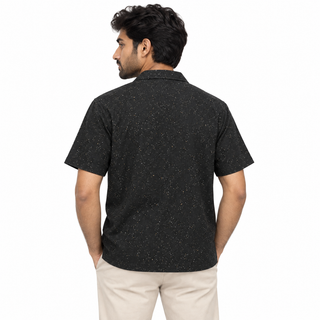 Shab-e-Sitara Speckled Camp-Collar Shirt