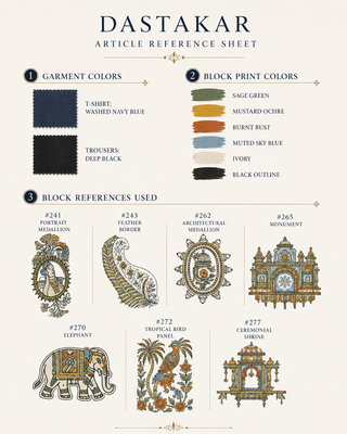 Royal Procession Vintage Wash Oversized T-Shirt – Navy Blue