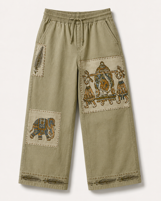 Heritage Royal Procession Patch Trousers – Olive Green