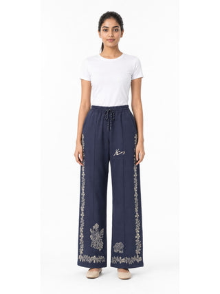 Naqsh-e-Neel Heritage Trousers