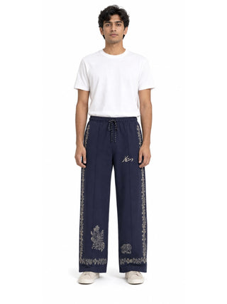 Naqsh-e-Neel Heritage Trousers